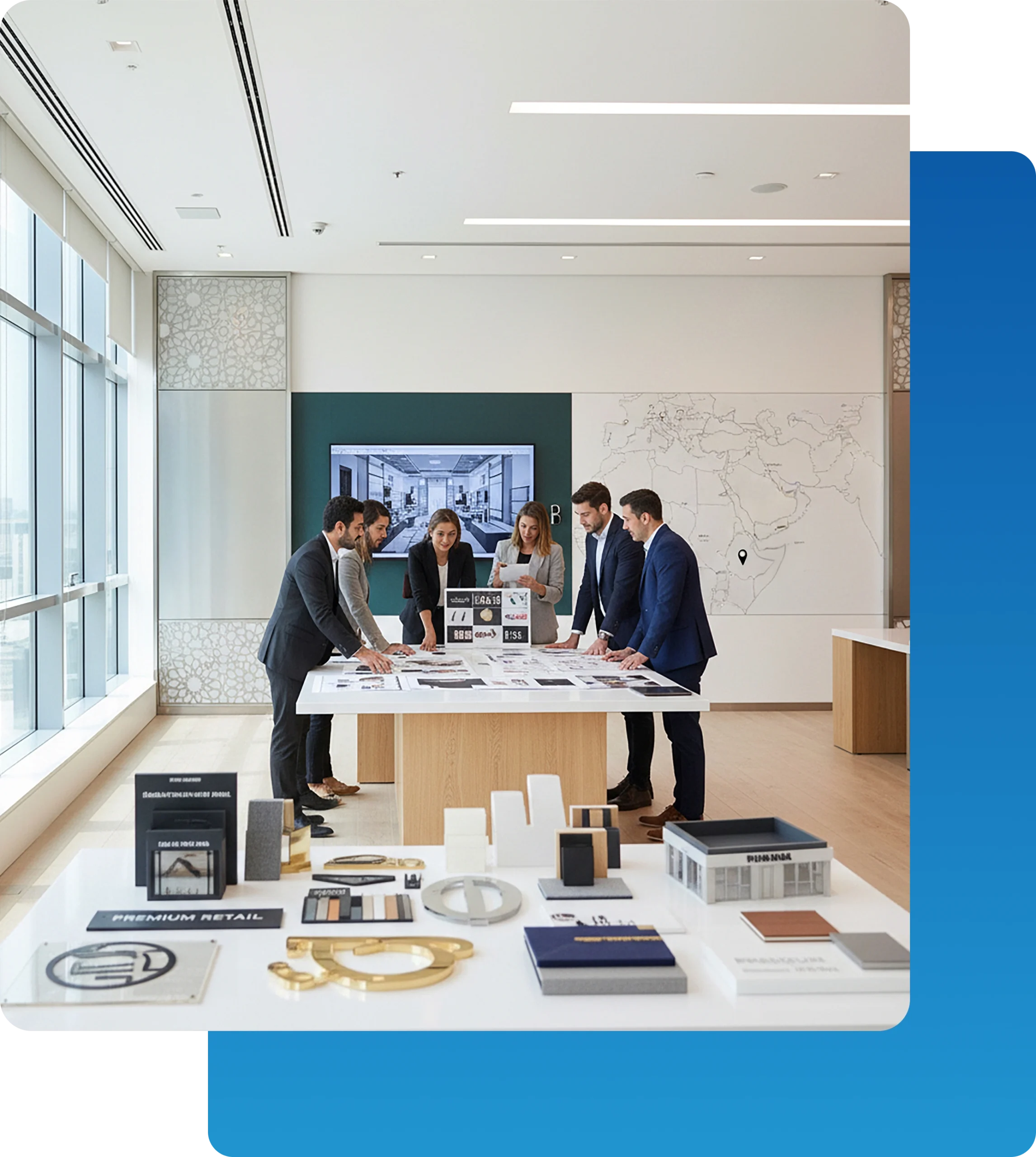 Displays and metal fabrication services in dubai